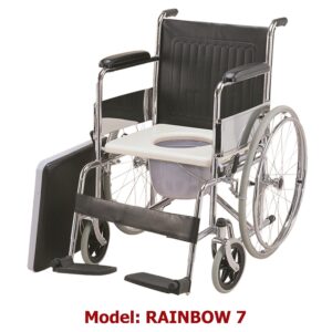 RAINBOW 7 COMMODE WHEELCHAIR