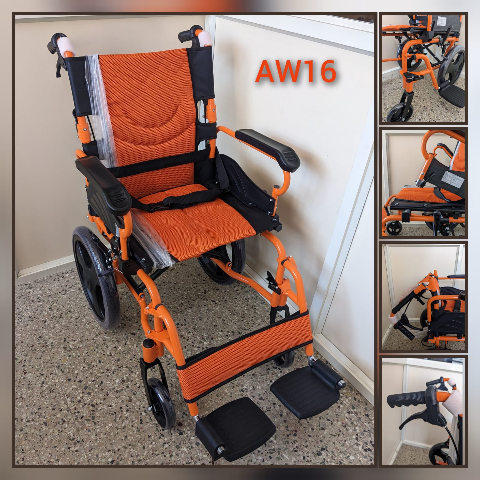 ROYCE 16 ULTRALIGHTWEIGHT TRAVEL WHEELCHAIR