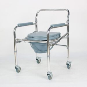 COMMODE CHAIR WITH WHEELS ALUMINUM THUNDER 96 A